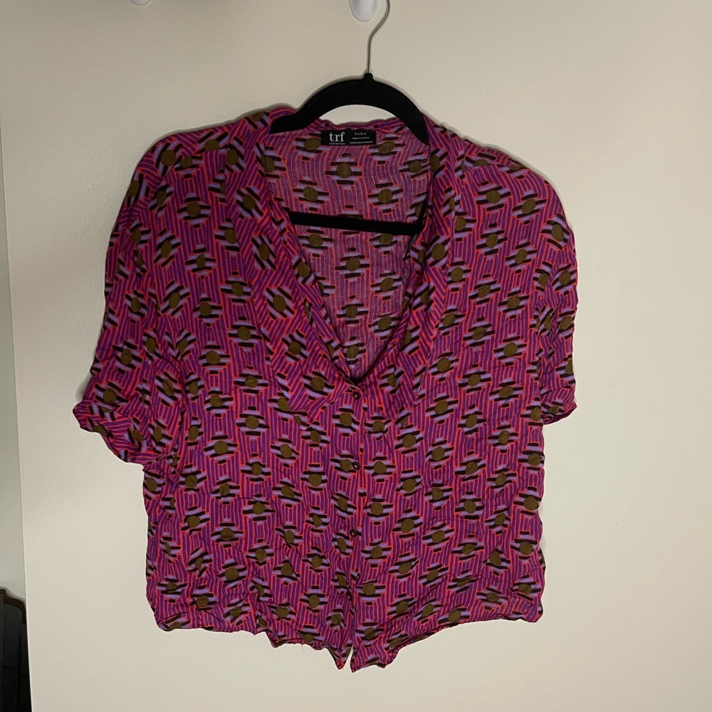 Zara button up shirt